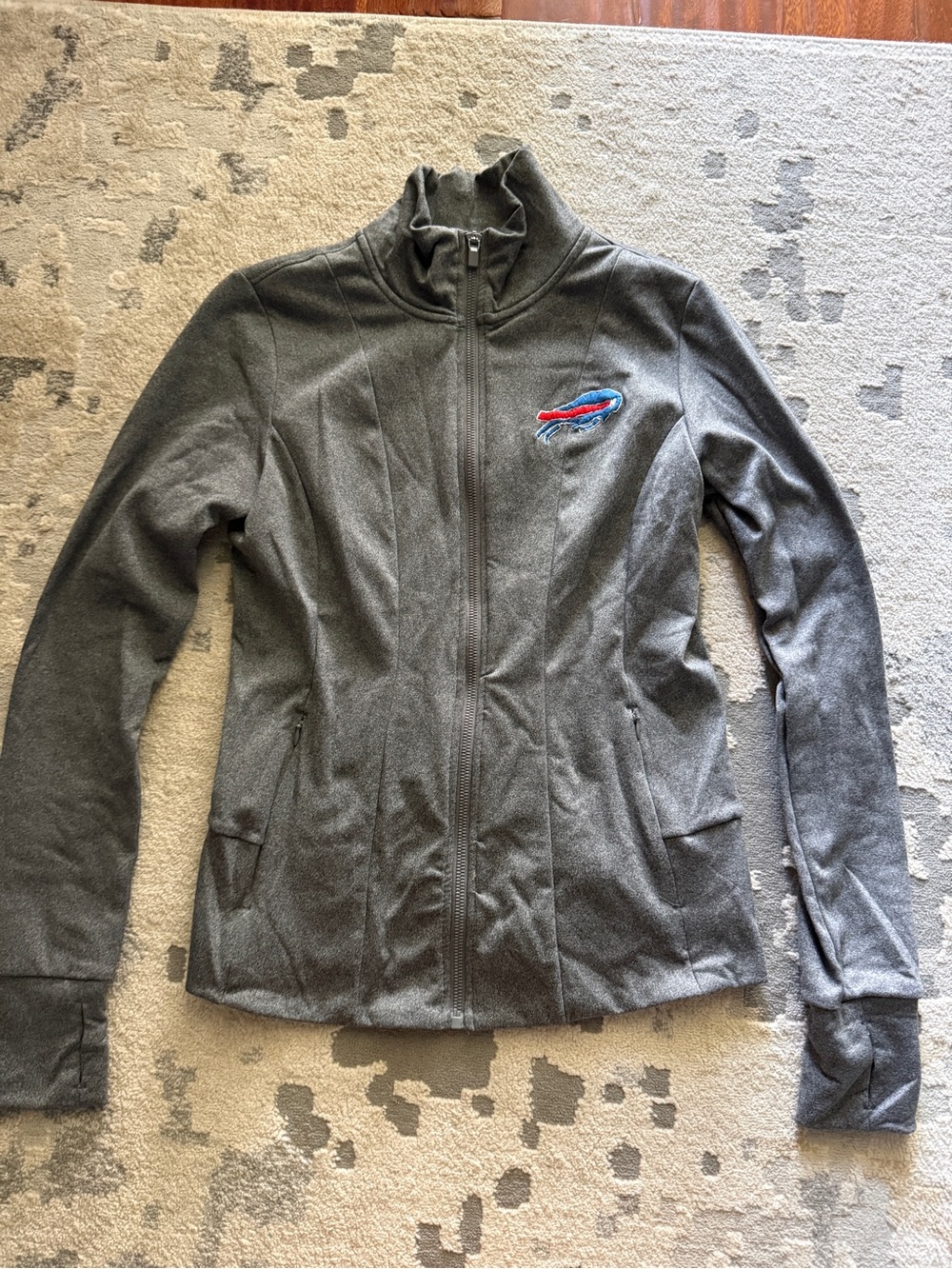Gray Buffalo Bills Jacket